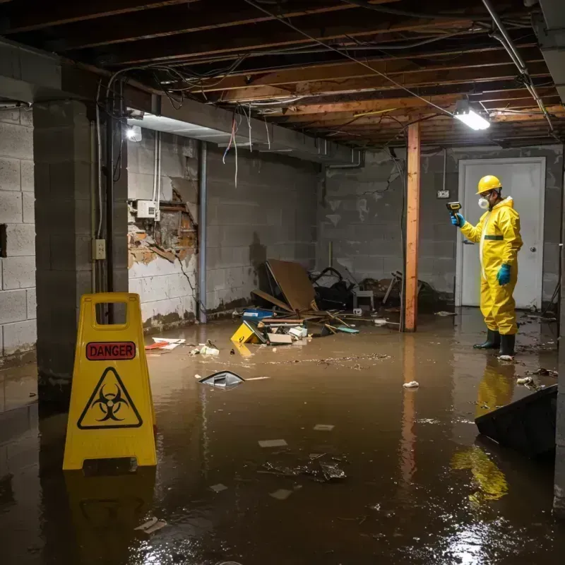 Flooded Basement Electrical Hazard in Dallas County, MO Property